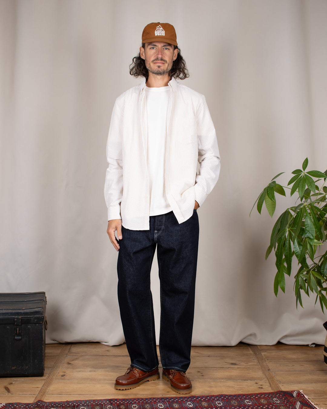 Atlantico Stripe Shirt Sand