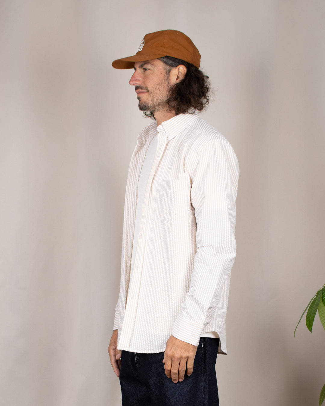 Atlantico Stripe Shirt Sand