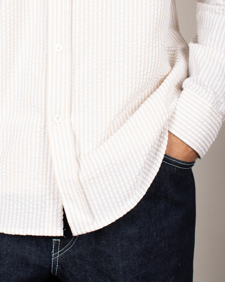 Atlantico Stripe Shirt Sand