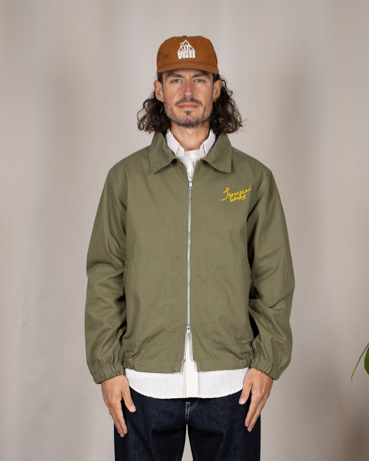 Twill Work Jacket Olive
