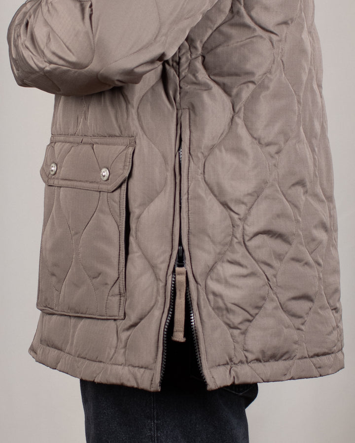 Military Hooded Down Jacket D.Khaki