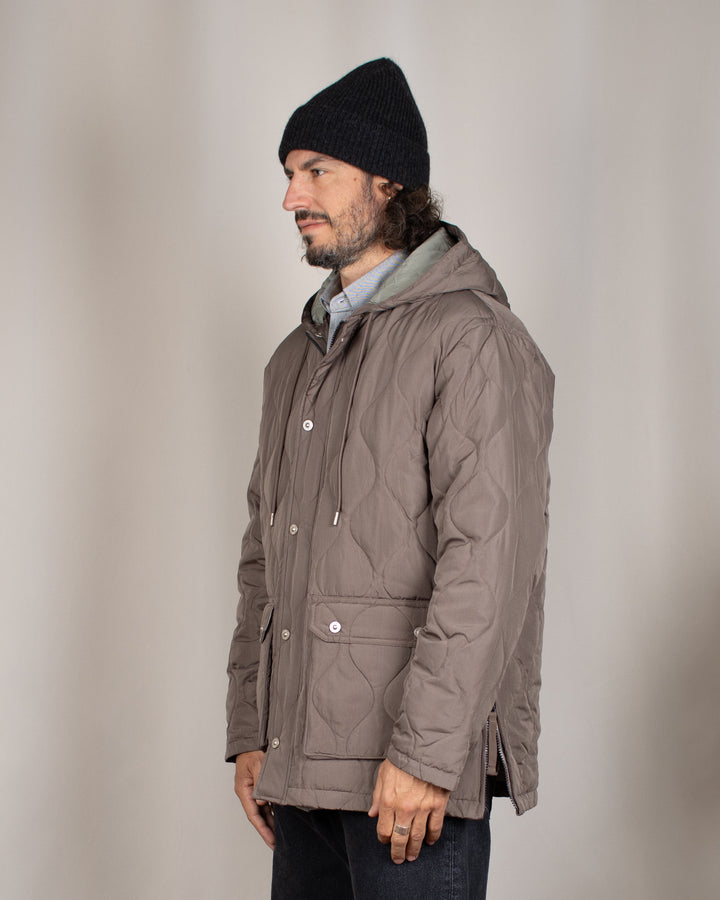 Military Hooded Down Jacket D.Khaki