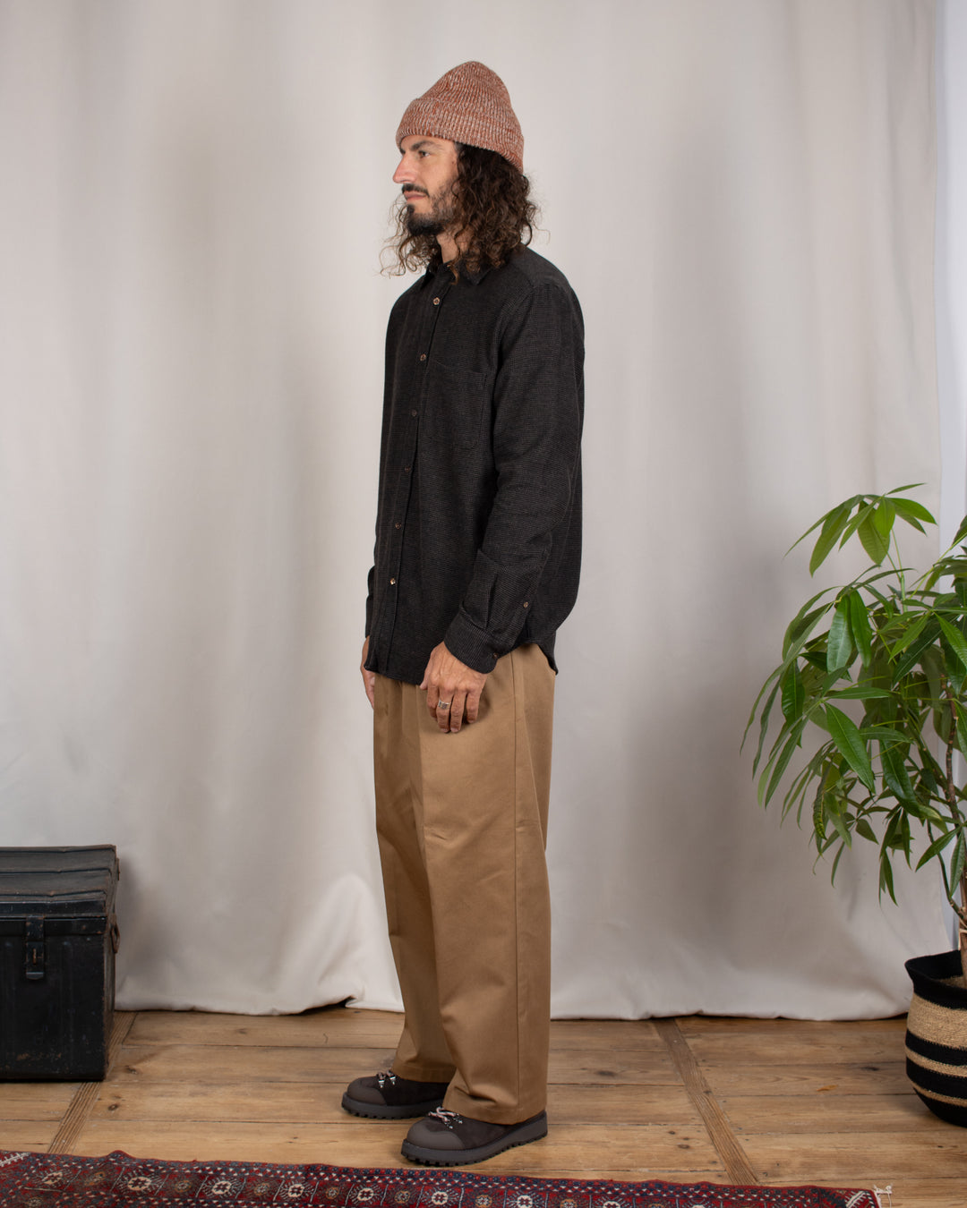 Bonnet Ara Chiné Orange/Naturel