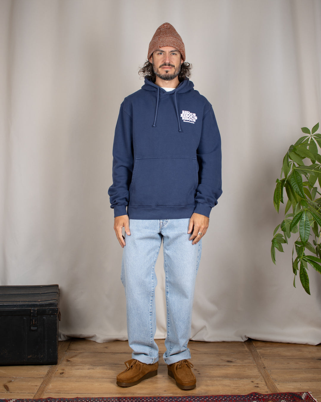 Hoodie Grease Navy