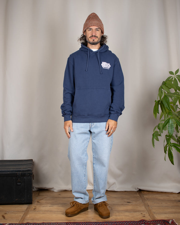 Hoodie Grease Navy