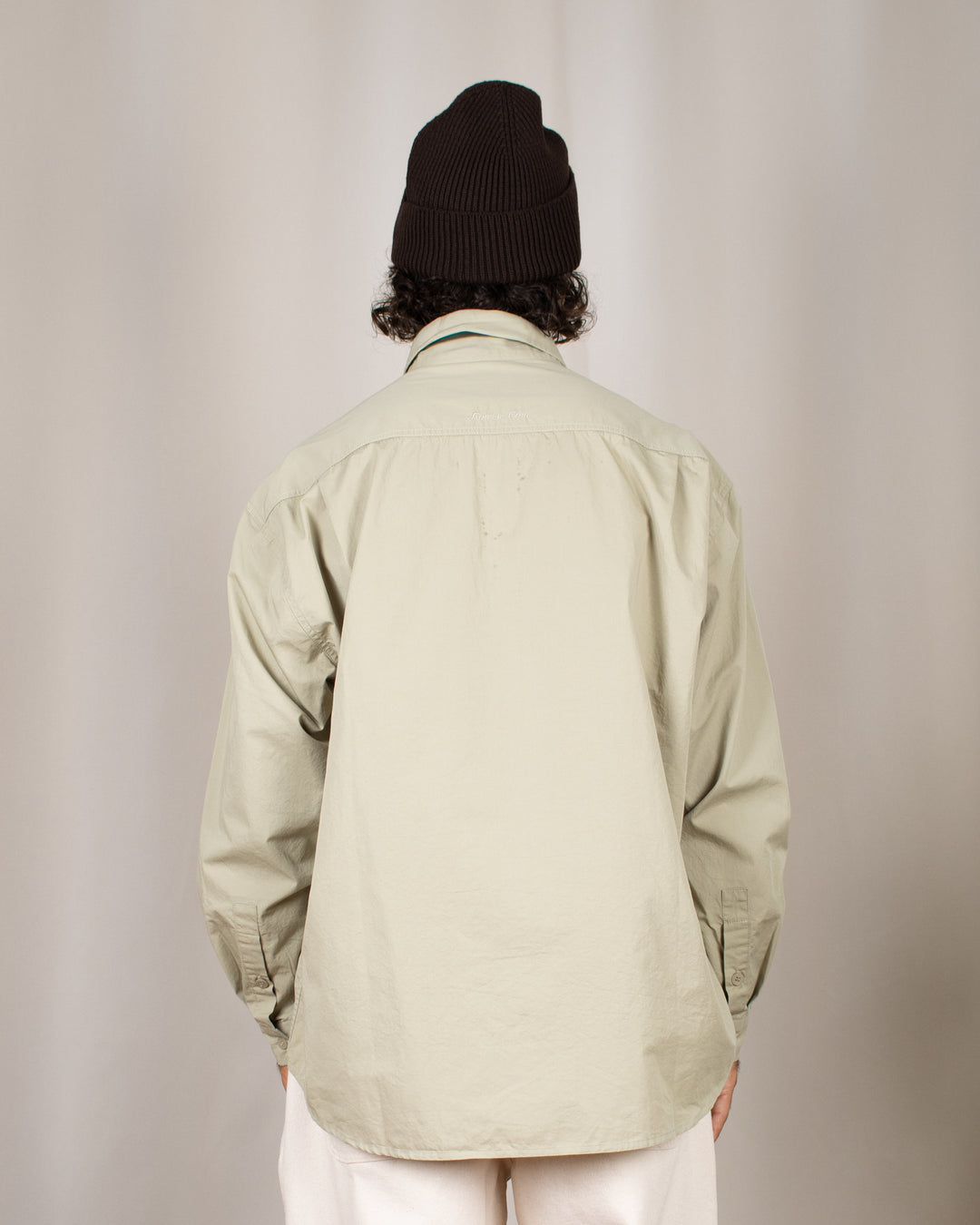 Standard Cotton Shirt Light Khaki