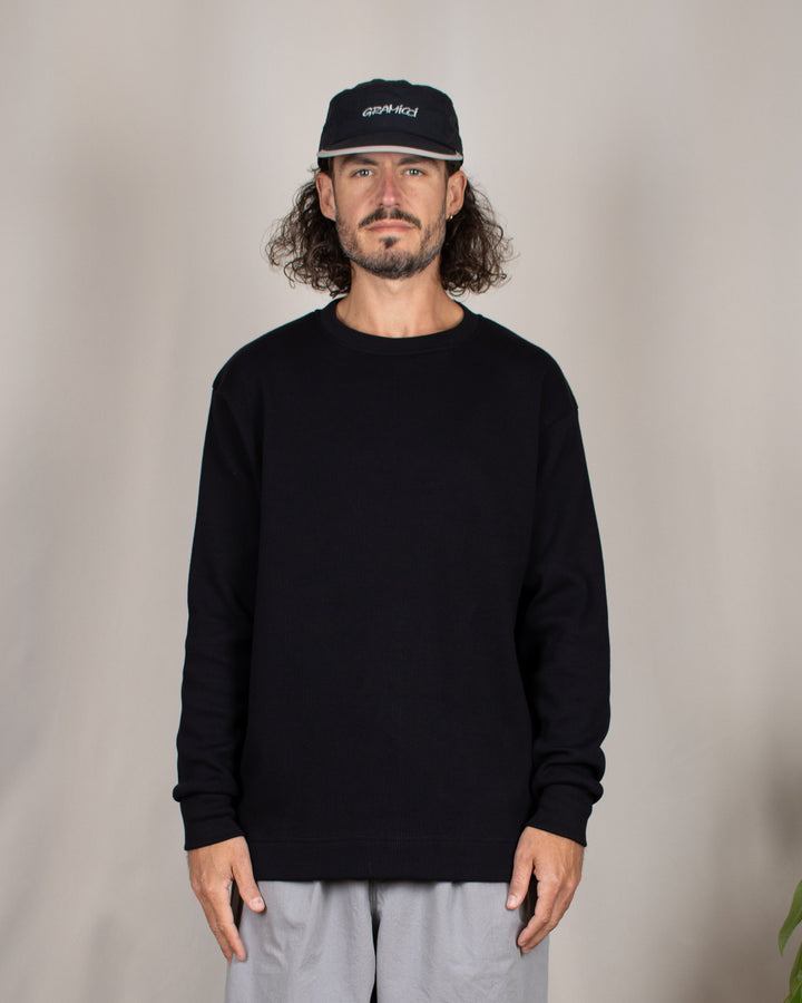 T-Shirt Vahé Manches Longues Noir