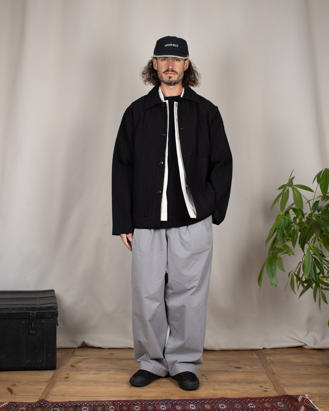 Ochi Quilt Jacket Black