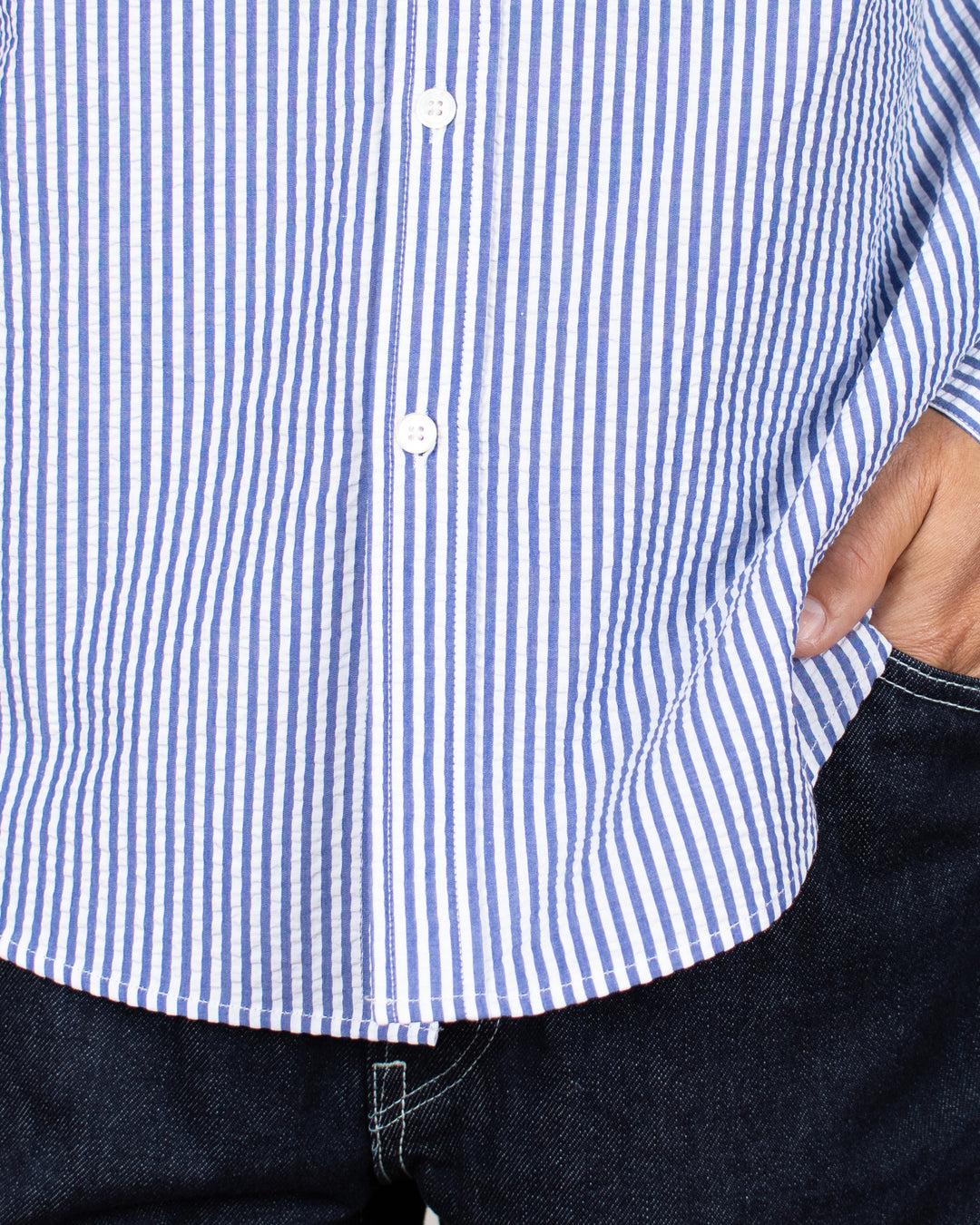 Atlantico Stripe Shirt Blue