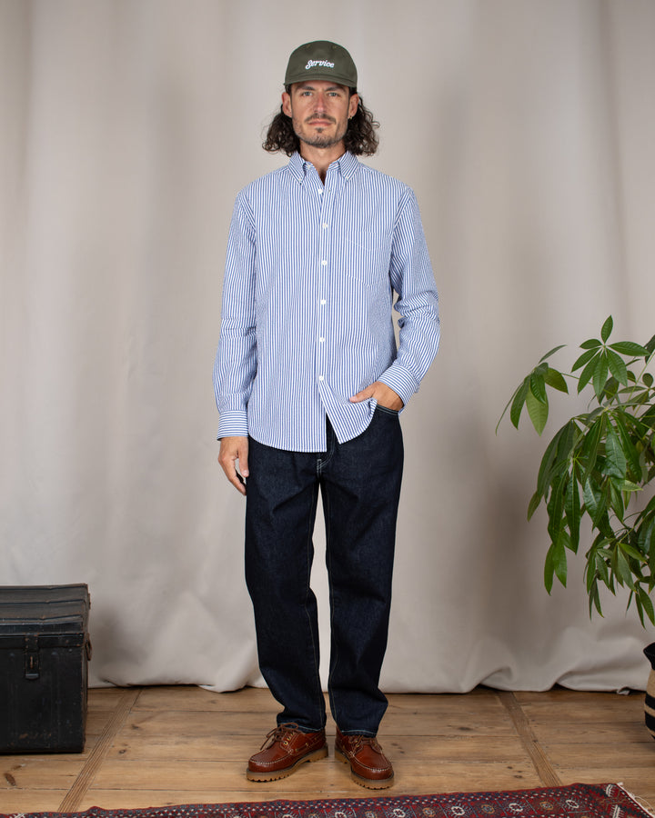 Atlantico Stripe Shirt Blue
