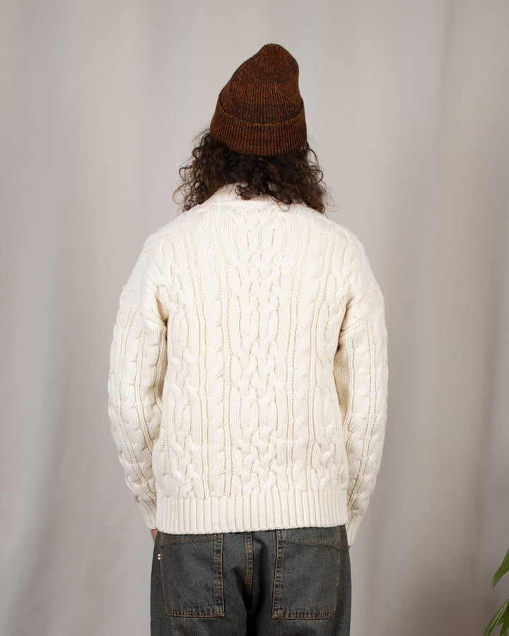 Pull Ohannes Col Rond Ecru