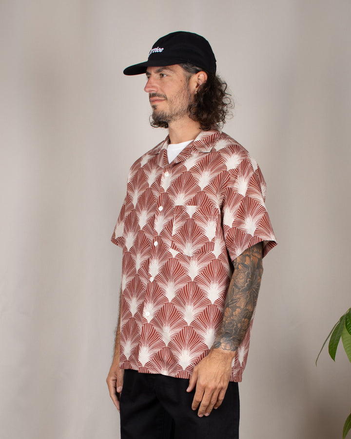 Feathers Printed Linen Shirt