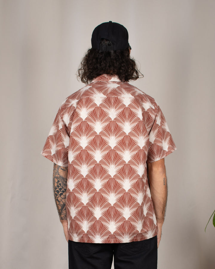 Feathers Printed Linen Shirt
