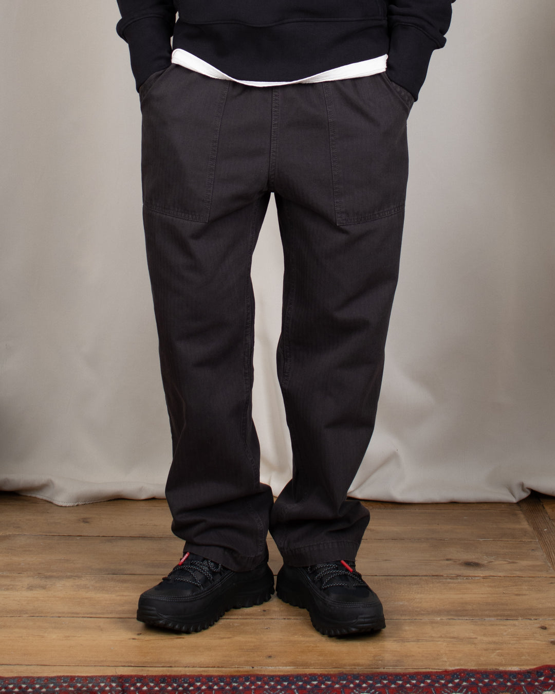 Pigment HBT Chef Pants Black