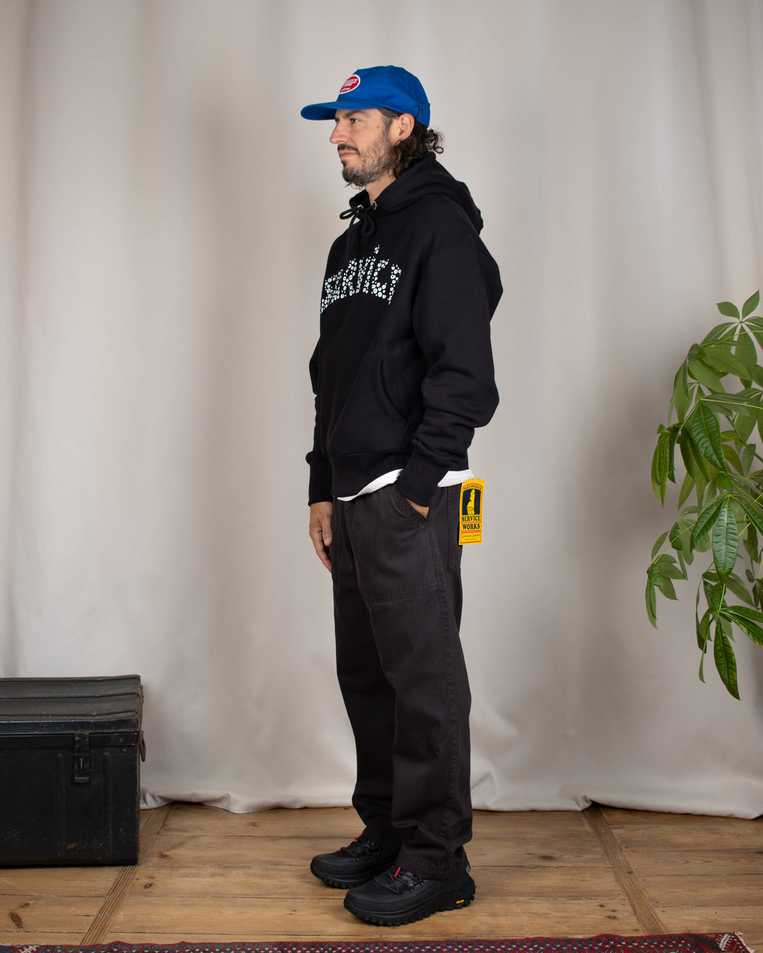 Pigment HBT Chef Pants Black