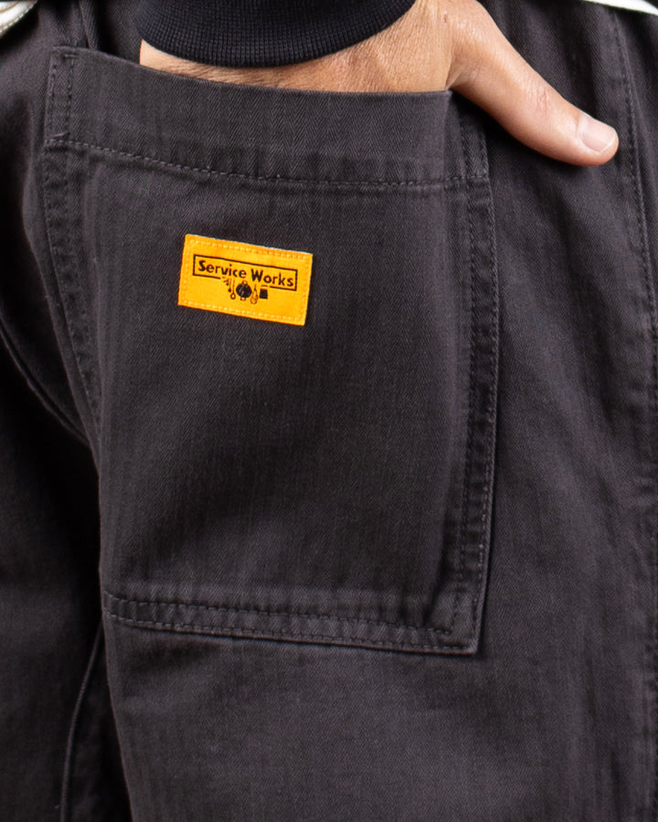 Pigment HBT Chef Pants Black