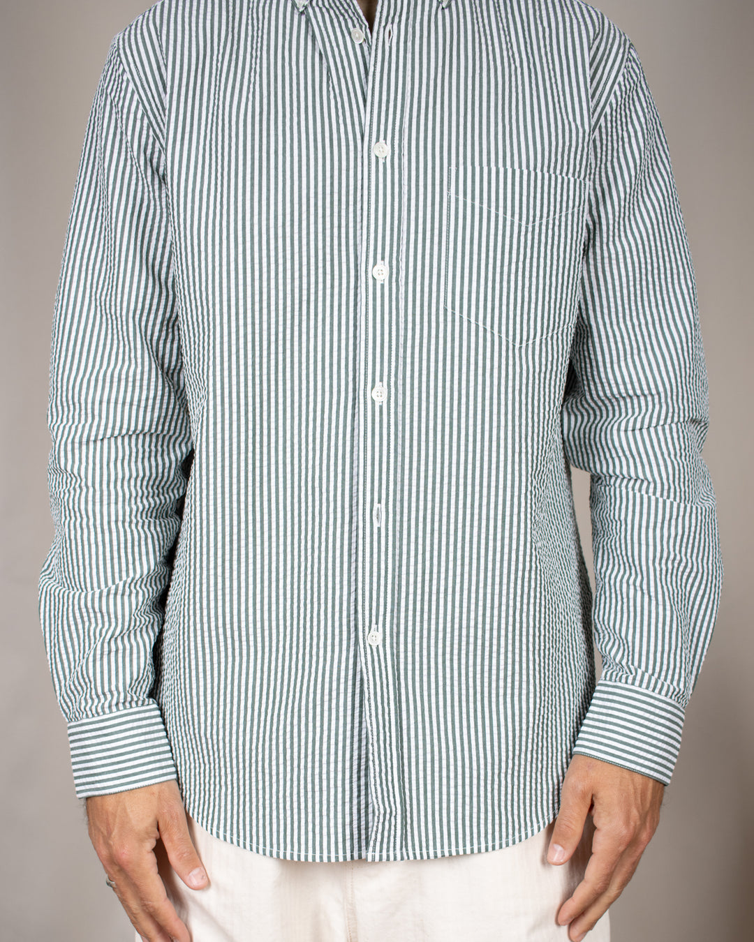 Atlantico Stripe Shirt Green