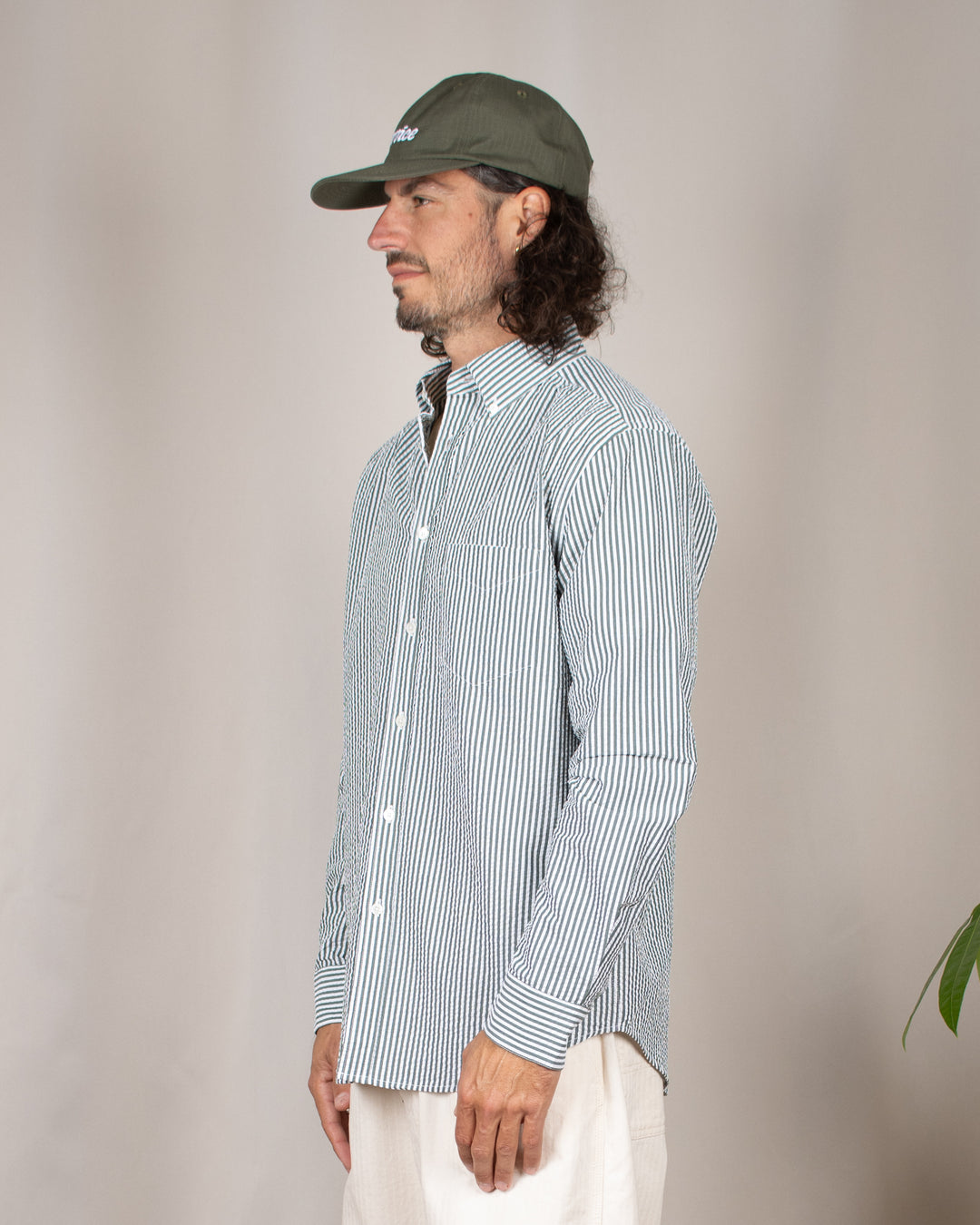 Atlantico Stripe Shirt Green