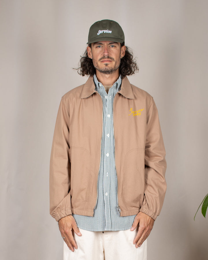 Twill Work Jacket Mushroom