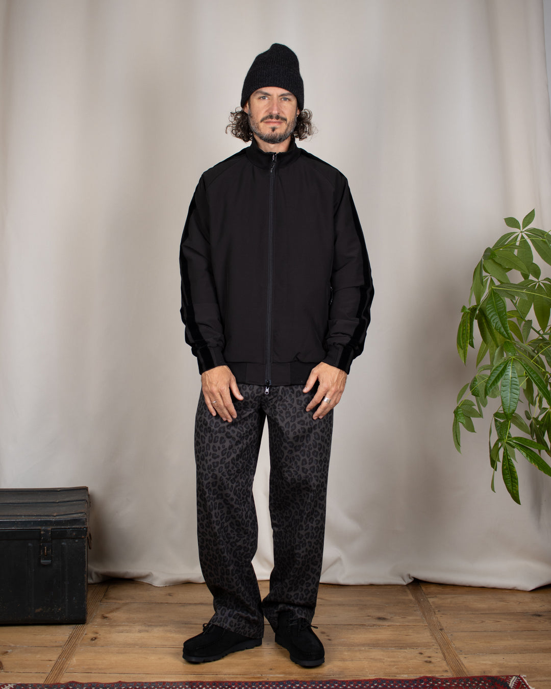 Reversible Relax High-Neck Down Jacket BK×BK