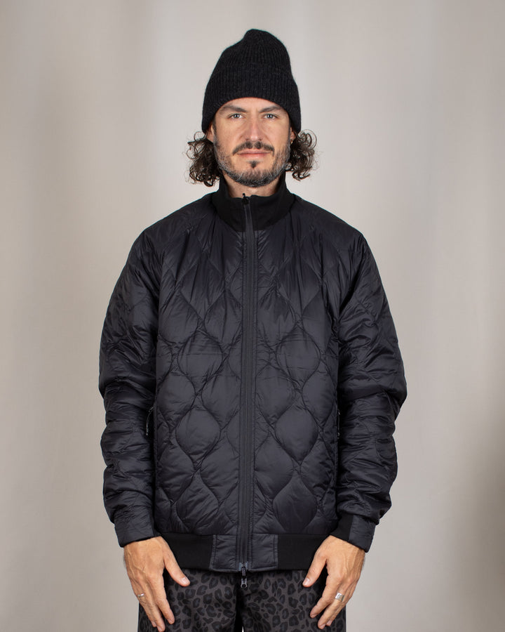 Reversible Relax High-Neck Down Jacket BK×BK