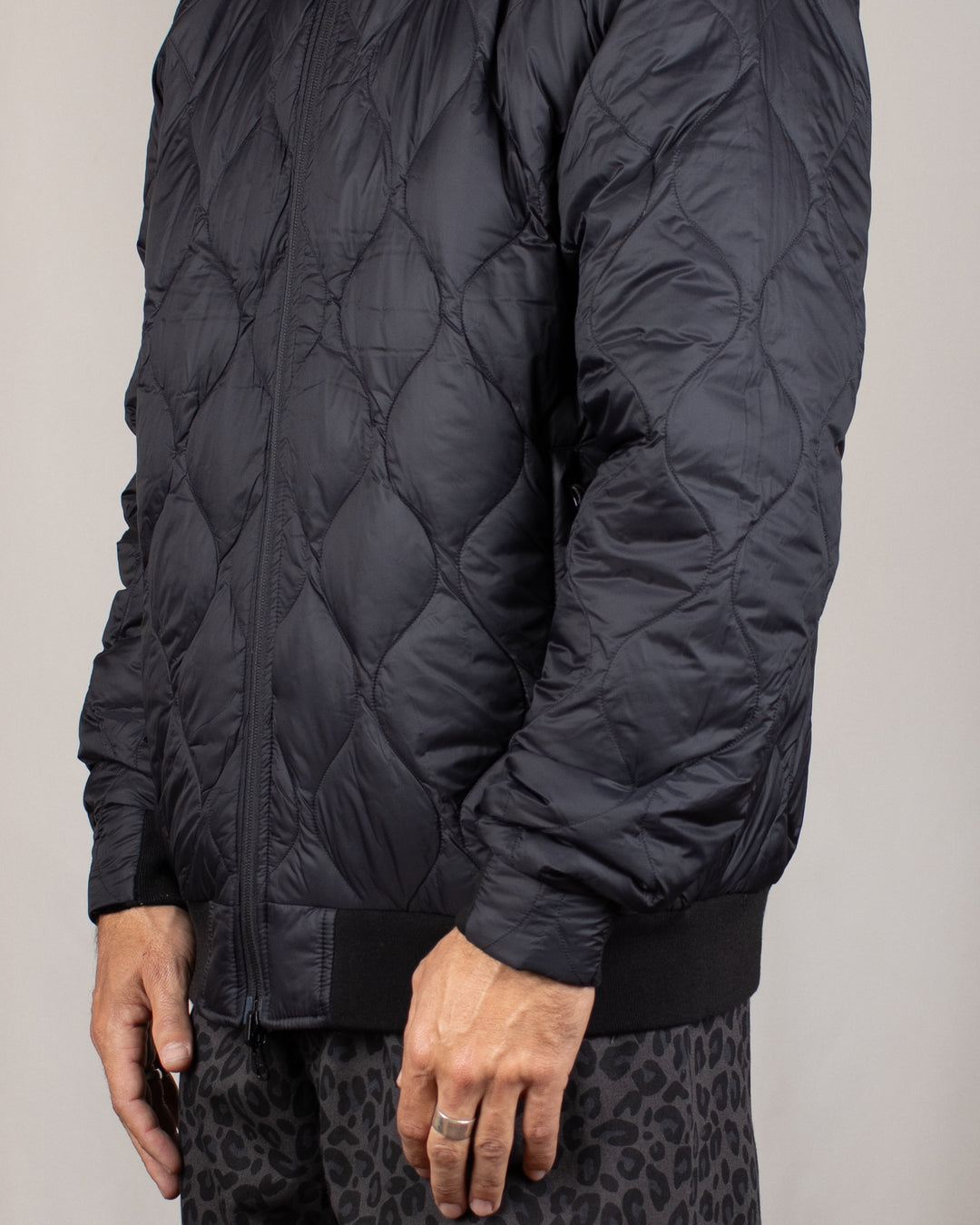 Reversible Relax High-Neck Down Jacket BK×BK