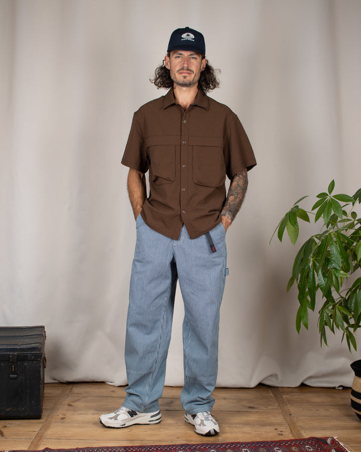 Overdyed Hickory Work Pant Navy