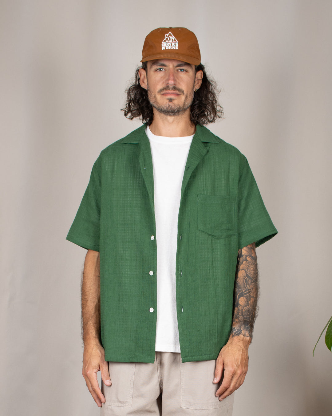 Grain Shirt Green