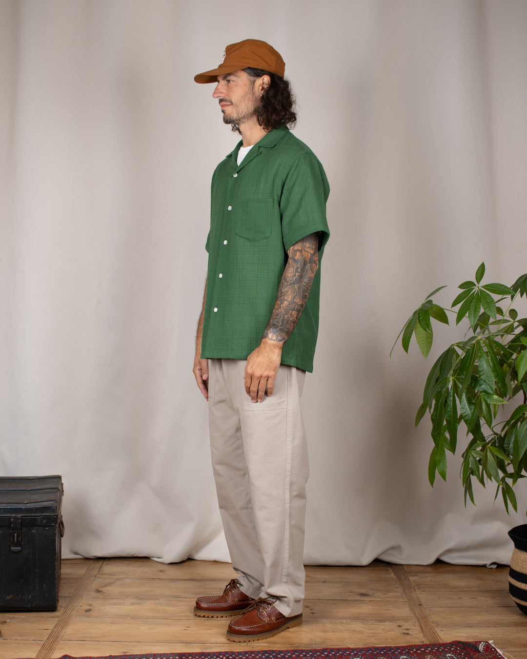 Grain Shirt Green