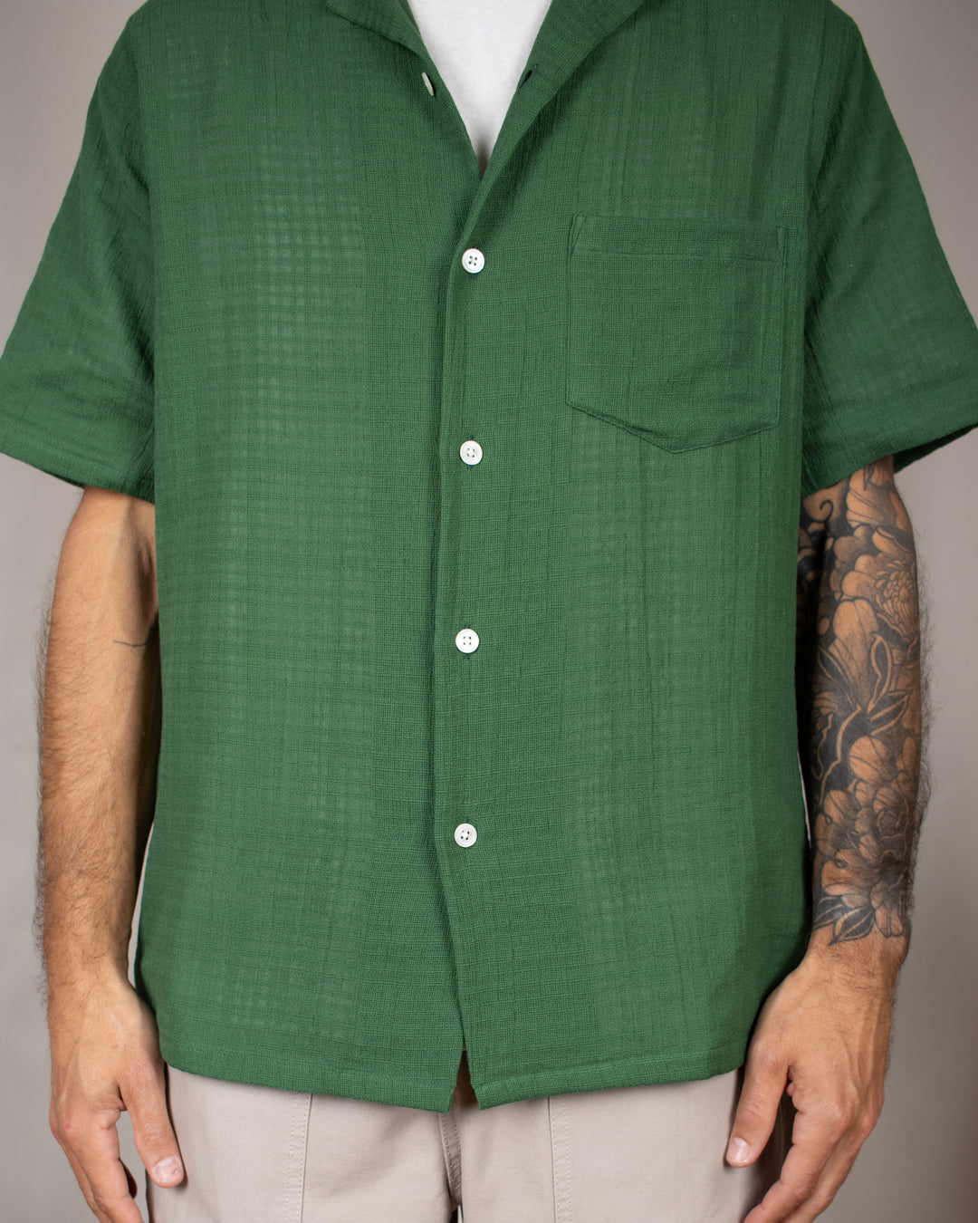 Grain Shirt Green
