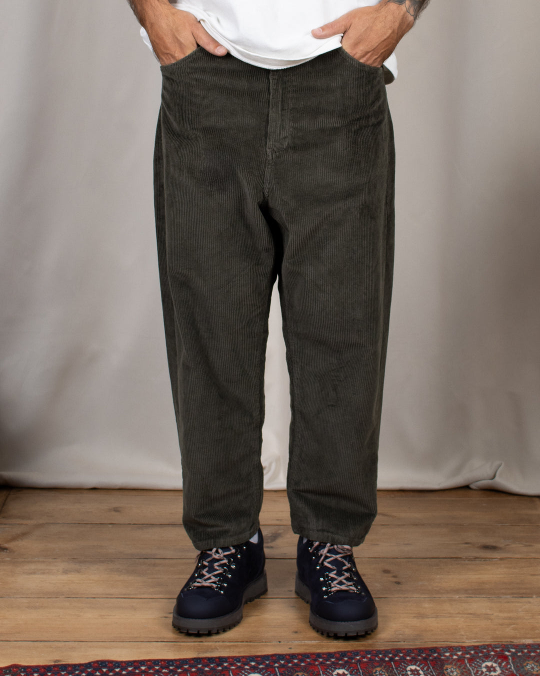 Corduroy Japan Square Pocket Verde 500