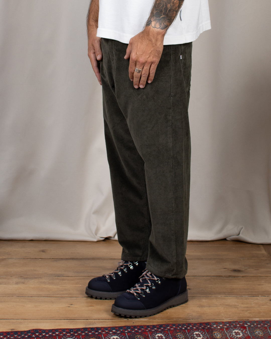 Corduroy Japan Square Pocket Verde 500