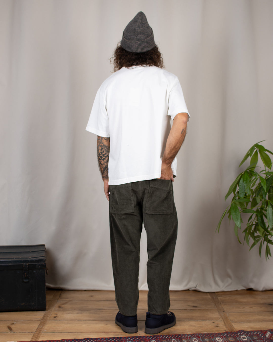 Corduroy Japan Square Pocket Verde 500