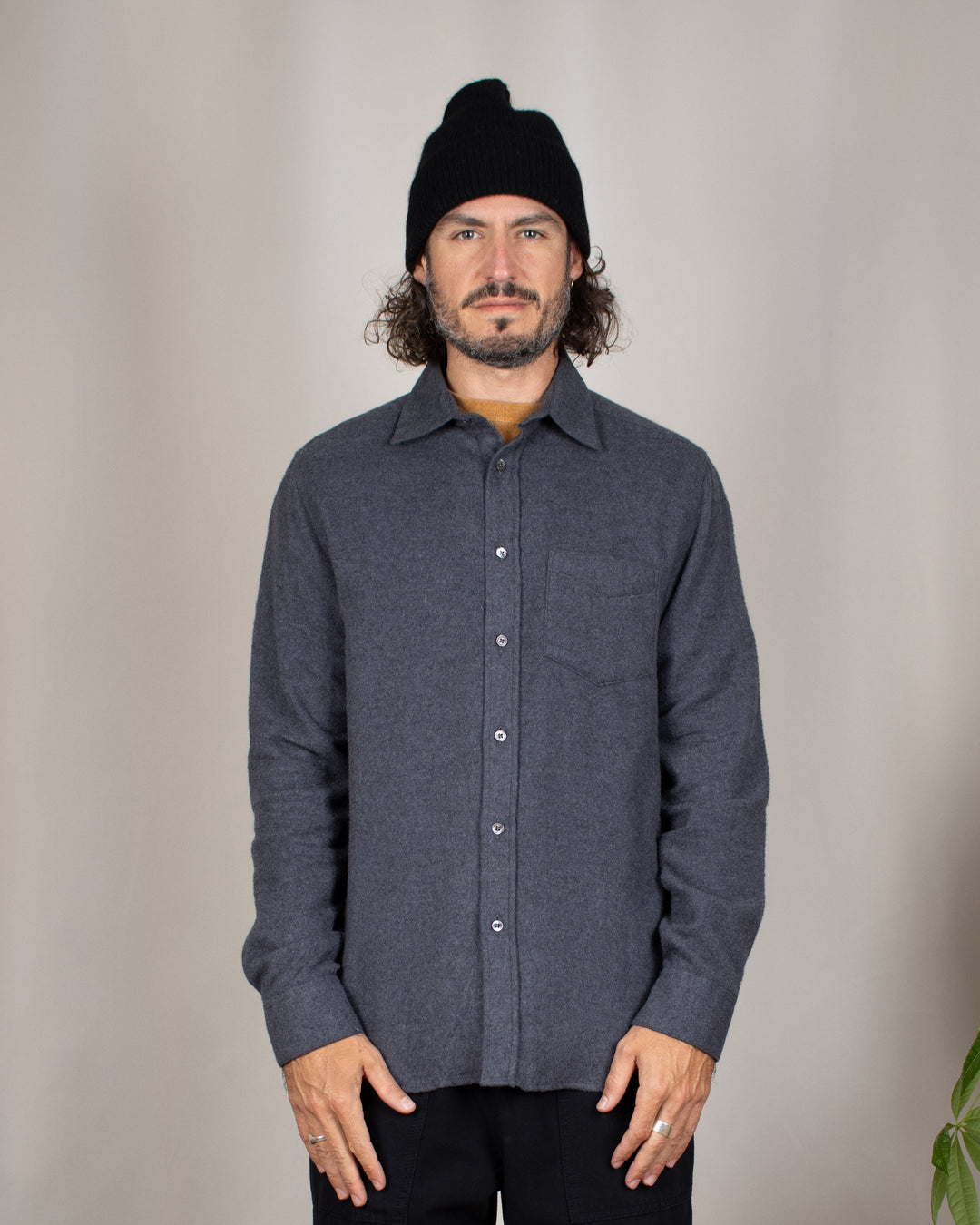 Suavis Flannel Shirt Grey