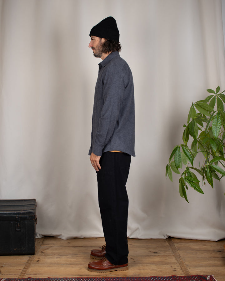 Suavis Flannel Shirt Grey