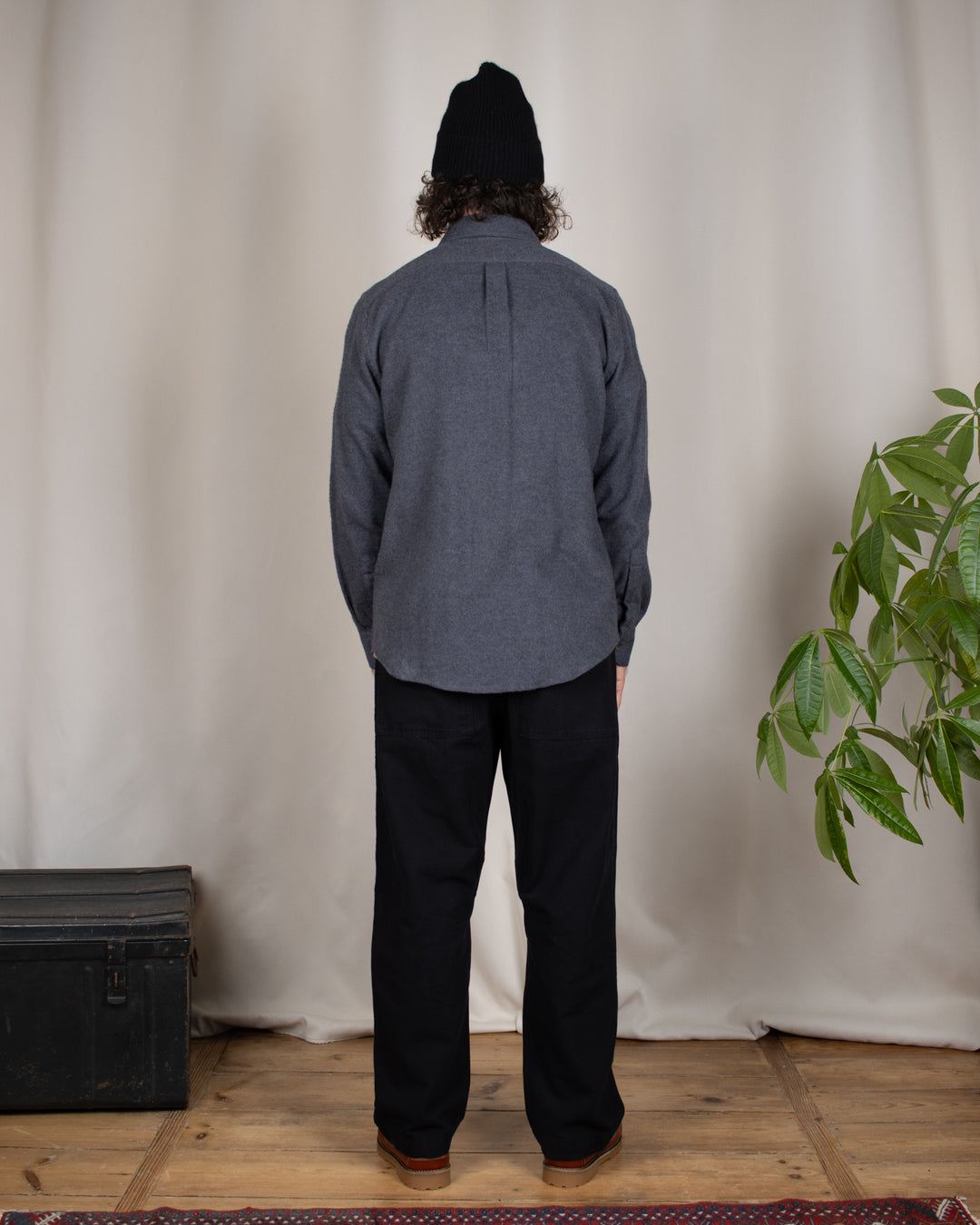 Suavis Flannel Shirt Grey