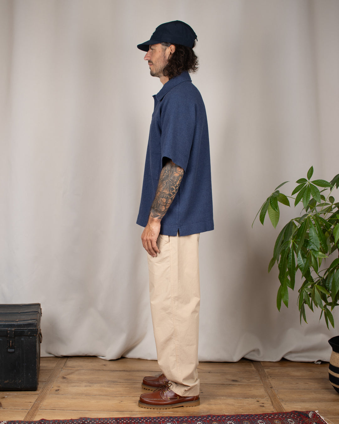 Waffle Polo Blue