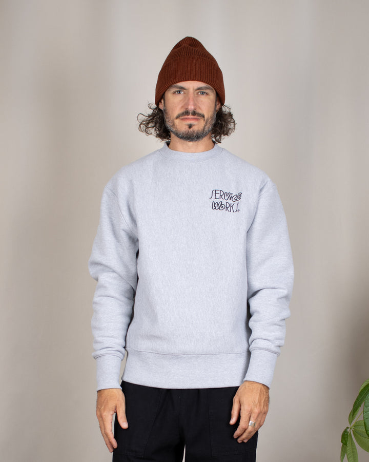 Double Vision Crewneck – Heather Grey