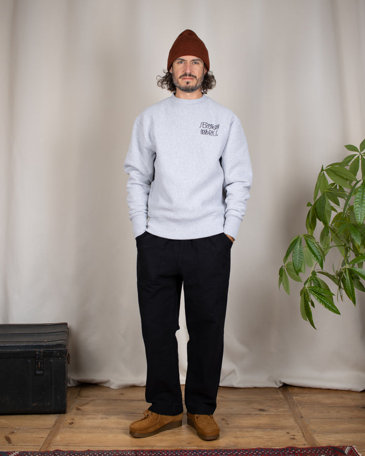Double Vision Crewneck – Heather Grey
