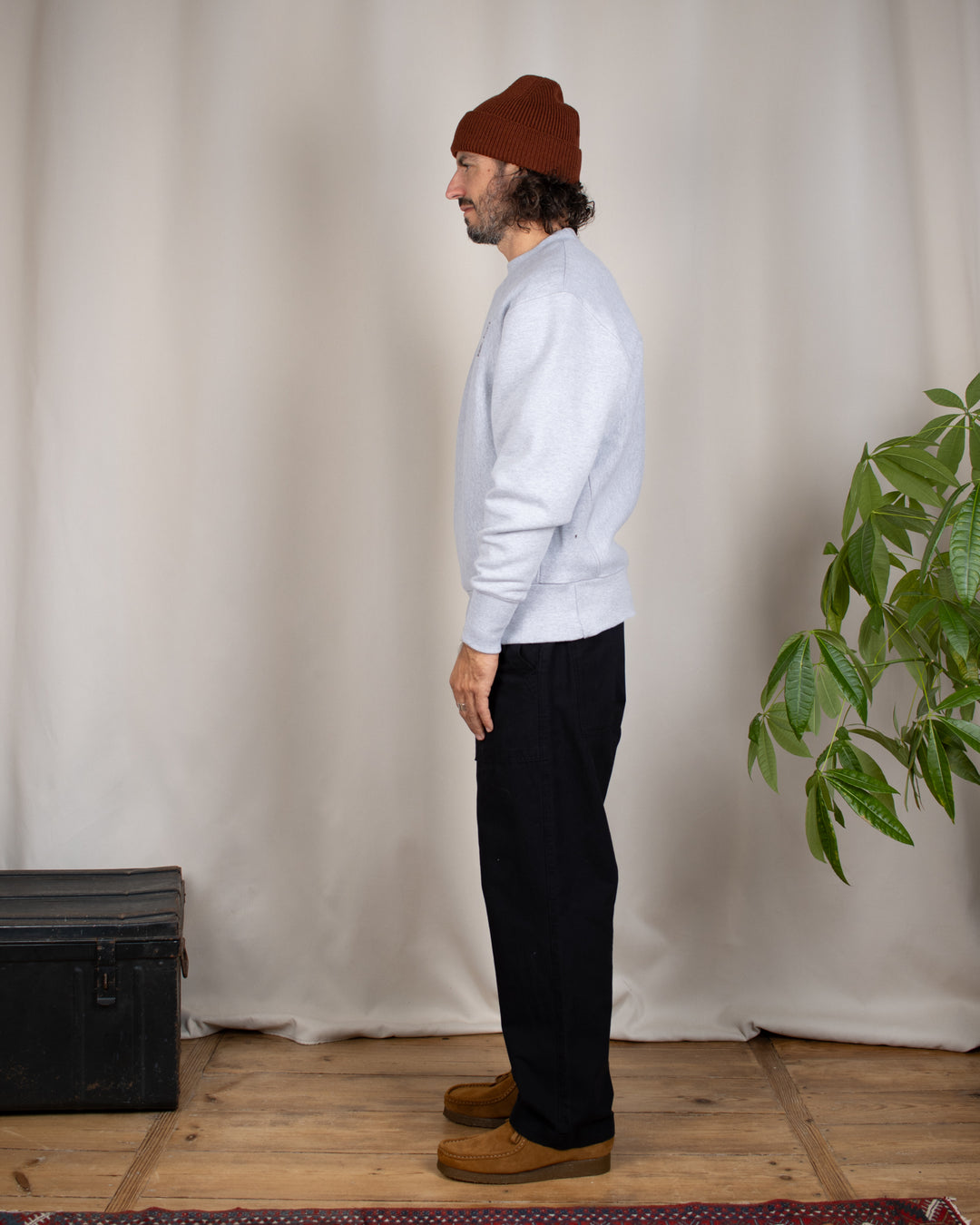 Double Vision Crewneck – Heather Grey
