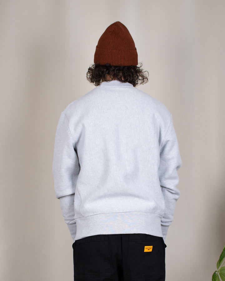 Double Vision Crewneck – Heather Grey