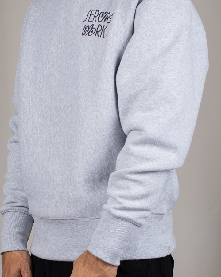Double Vision Crewneck – Heather Grey