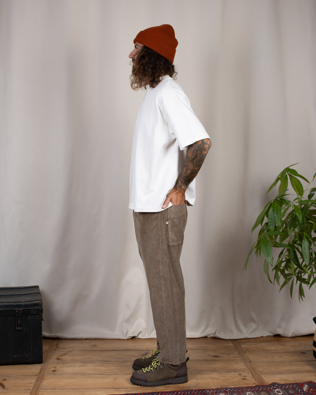 Corduroy Japan Square Pocket Fango 500