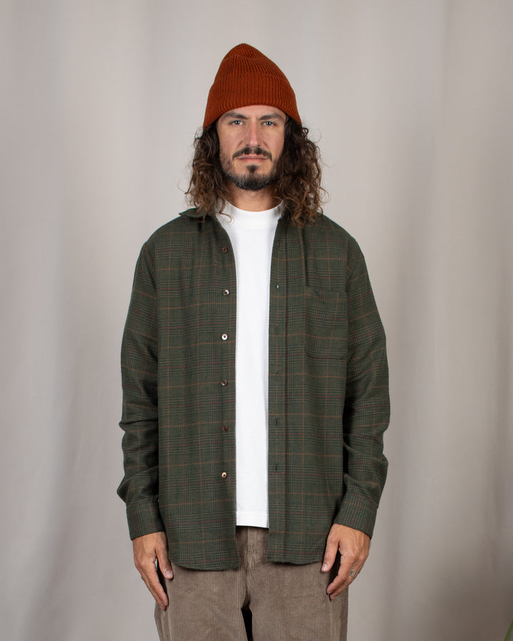 Lake Flannel Shirt Green