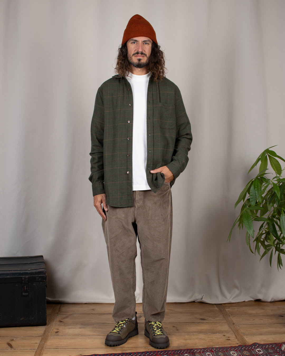 Lake Flannel Shirt Green