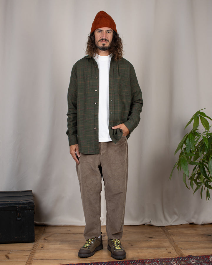 Lake Flannel Shirt Green