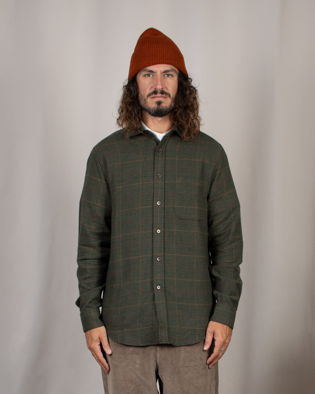 Lake Flannel Shirt Green