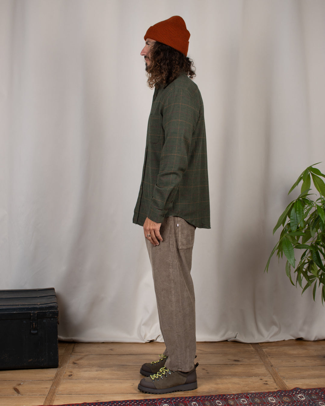 Lake Flannel Shirt Green