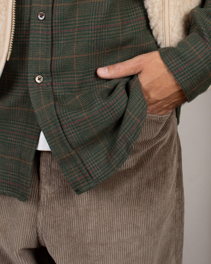Lake Flannel Shirt Green
