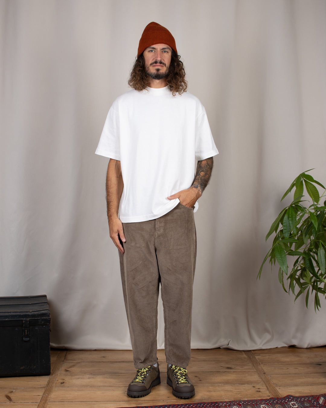 Corduroy Japan Square Pocket Fango 500